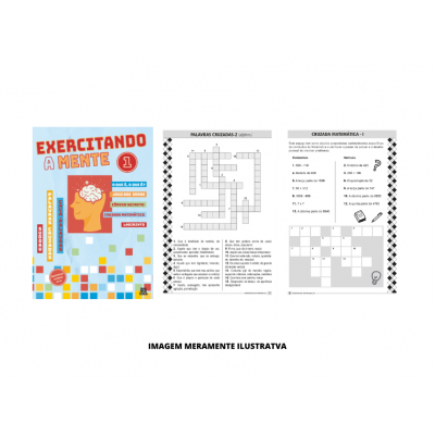 CADERNO - ANIMATIVA - 1/4 GRAMP 16F EXERCITANDO A MENTE 1